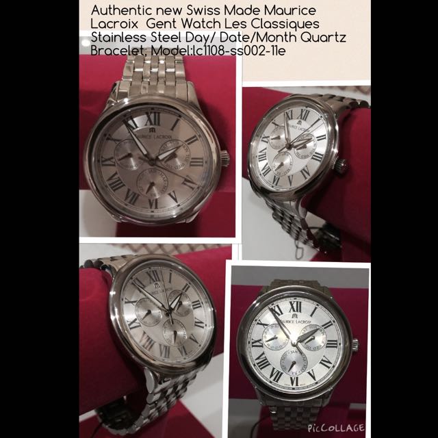 maurice lacroix day date quartz