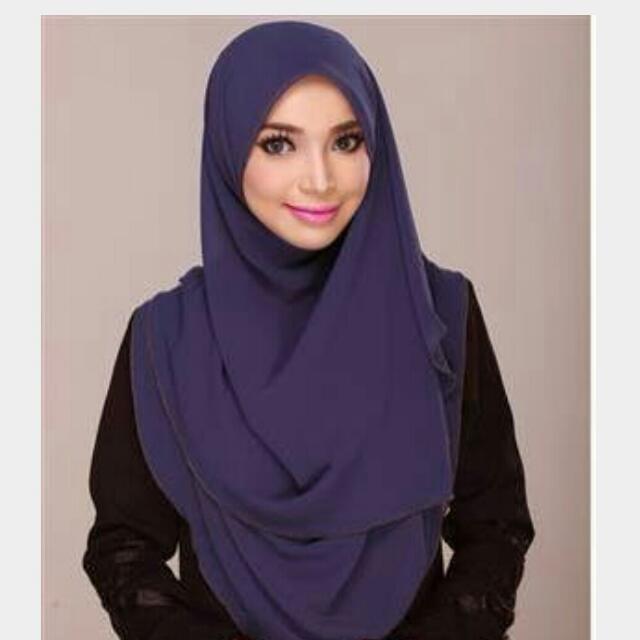 halfmoon pleated shawl