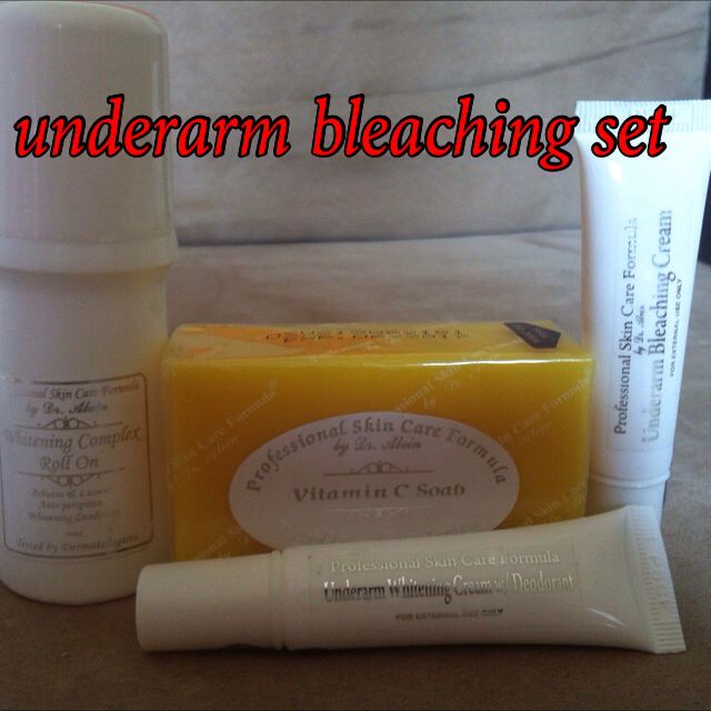 underarm bleaching