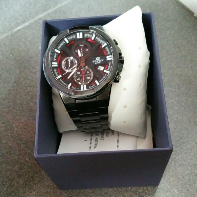 Authentic Casio EFR 544BK 1A4VUDF Edifice Wrist Watch