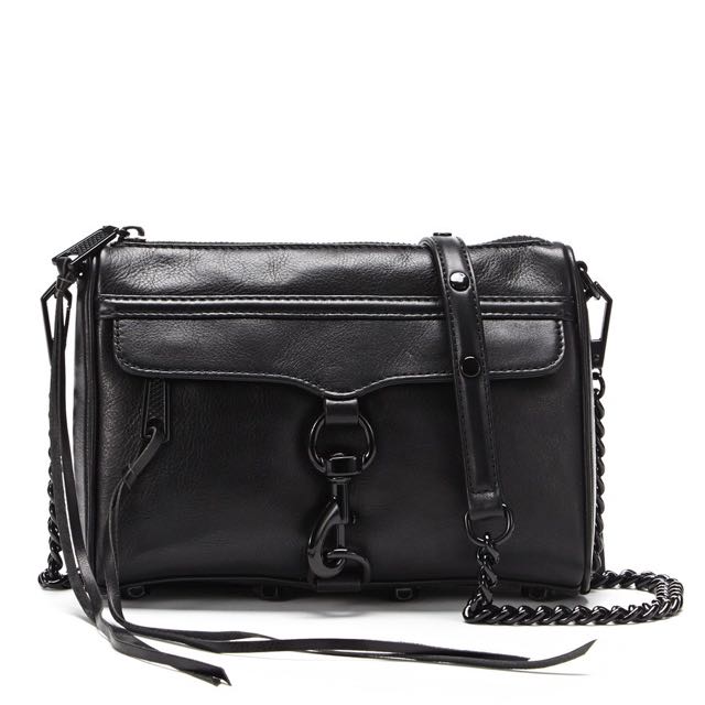 Rebecca minkoff mini mac black hardware deals