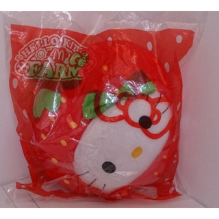 [合購免運]甜蜜草莓+陽光鳳梨2015Hello Kitty抱枕合購只要$1000 麥當勞仲夏農場淘氣瓢蟲果漾西瓜參考