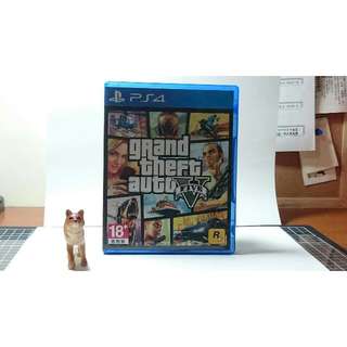 俠盜獵車手 GTA5 GTA V  ps4版 光碟良好無刮 附說明與地圖 無特典