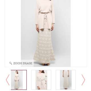 Farisha Cream Baju Kurung
