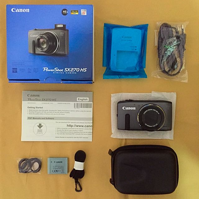 NEW CLEARANCE 200 Canon PowerShot SX270 HS Digital Compact Pocket Camera Photography Cameras on Carousell