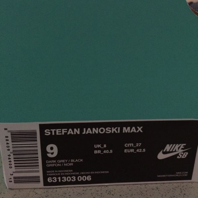 Janoski online max noir