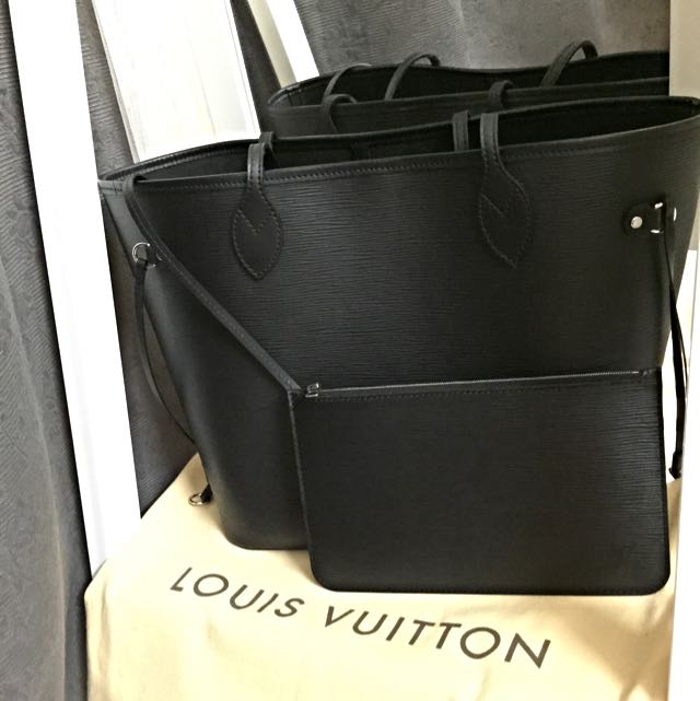 Louis Vuitton Neverfull Epi Leather Black | SEMA Data Co-op