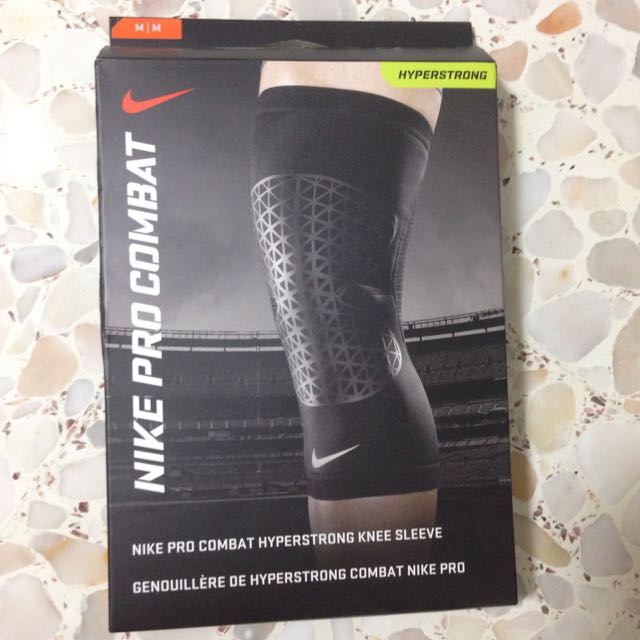 AUTHENTIC NIKE PRO COMBAT HYPERSTRONG KNEE SLEEVE, Men's Fashion,  Activewear on Carousell