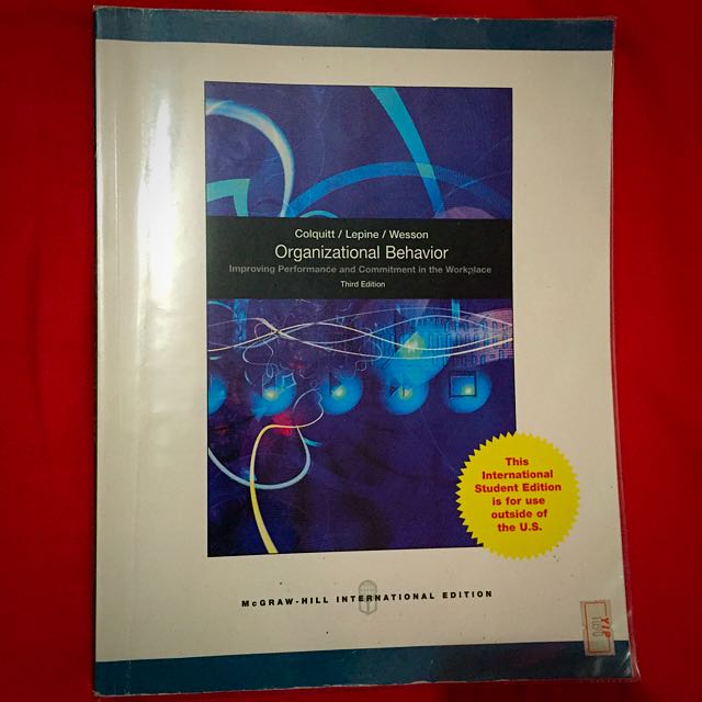Organizational Behavior Textbook, Hobbies & Toys, Books & Magazines ...