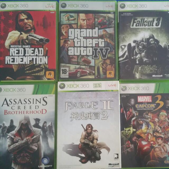 xbox 360 pre owned games