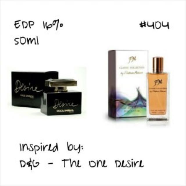 Parfum Fm 404 Dg The One Desire Womens Fashion On Carousell