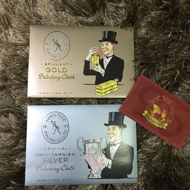 Town Talk Polish Cloth For Gold And Silver Hardware Luxury On