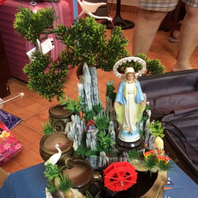 MOTHER MARY STATUE / WATER FOUNTAIN, Everything Else on Carousell