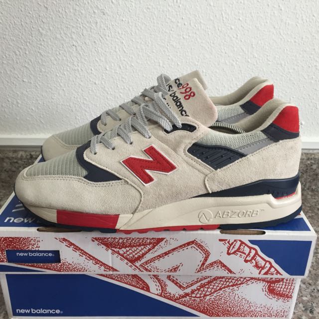J.crew x new balance made in usa m998 top independence day