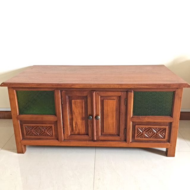 Slashed Down Hurry Peranakan Antique Console Coffee Table With Stained Glass Furniture On Carou - Stained Glass Coffee Table Slashed Down Hurry Peranakan Antique Console Coffee Table With Stained Glass Furniture On Carou - Stained Glass Coffee Table