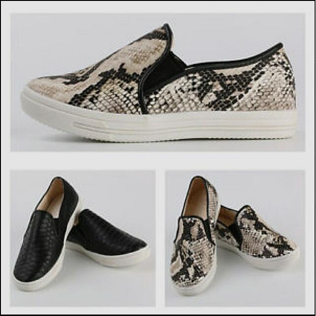snakeskin loafers womens