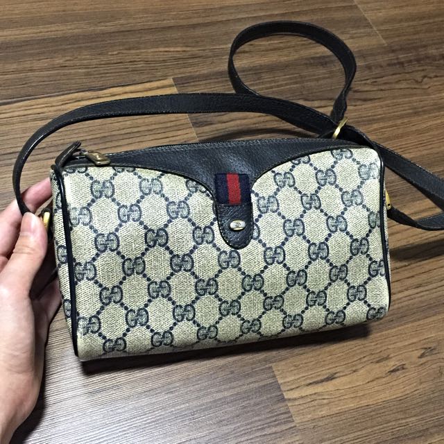 Gucci Vintage Sling Bag, Luxury, Bags & Wallets on Carousell