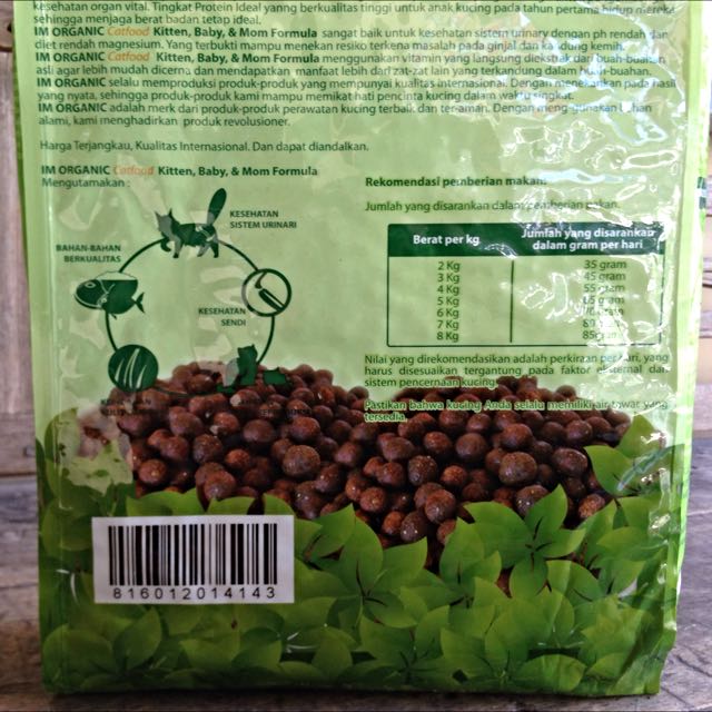 Im Organic Kitten Baby And Mom Cat Food Makanan Kucing Imo Kbm 1