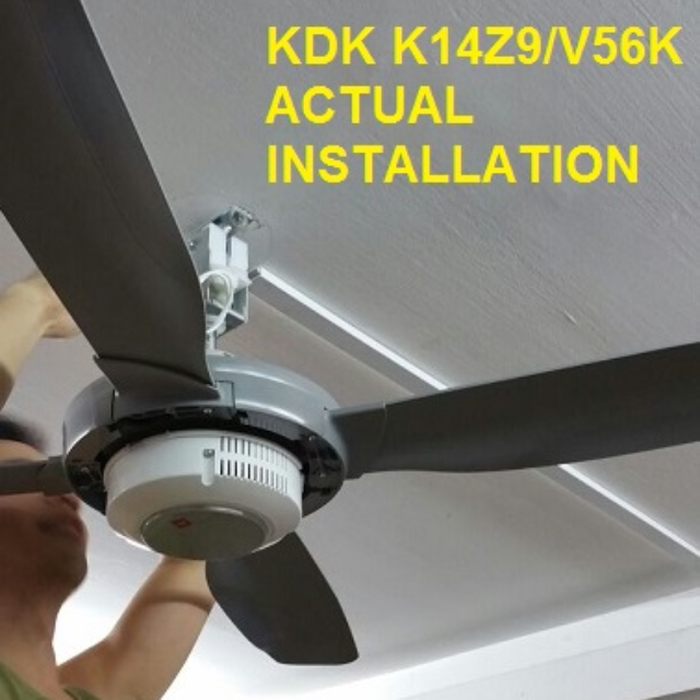 Kdk Ceiling Fan With Temperature Sensor And Installation