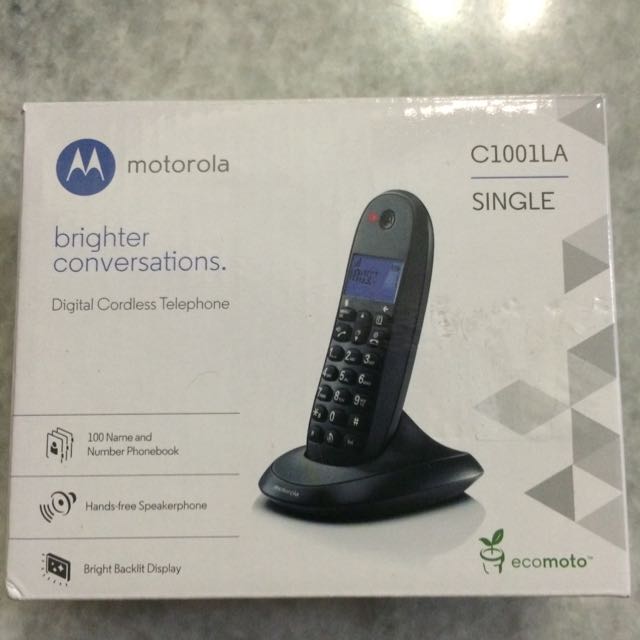 🆕Motorola Cordless Phone complete set, TV & Home Appliances, Kitchen
