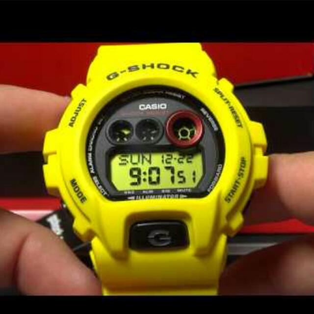 G shock top lightning yellow