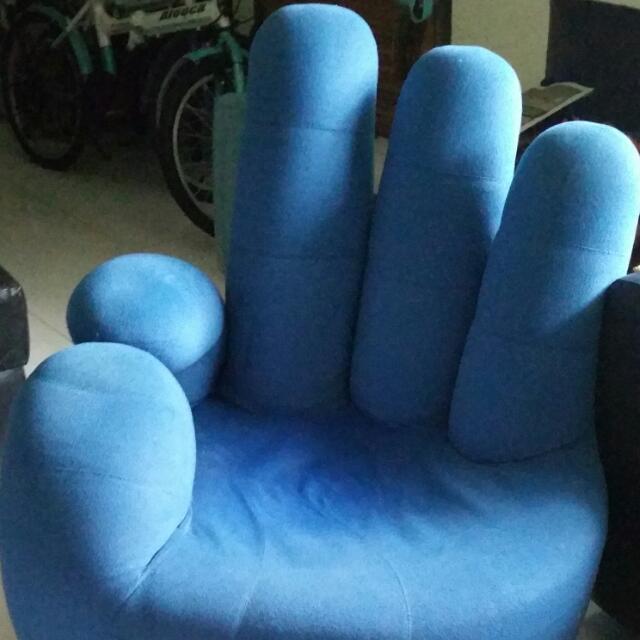 Ok Hand Shape Sofa Furniture On Carousell