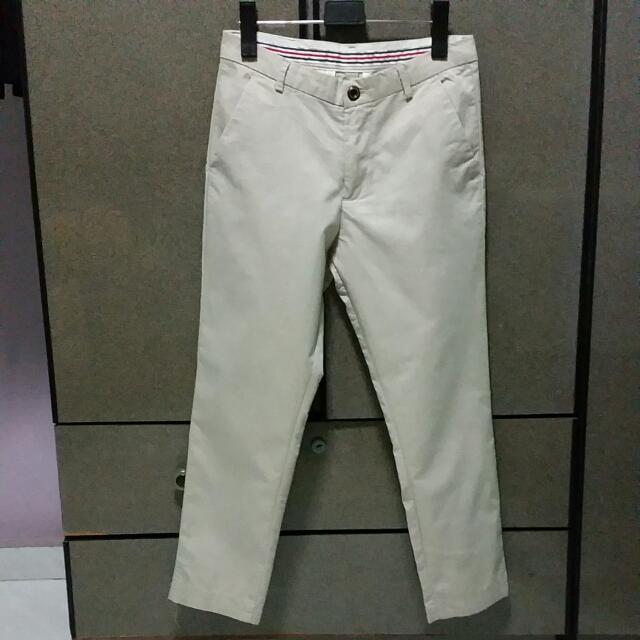 cream skinny chinos
