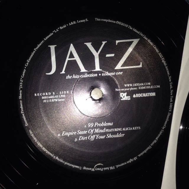 Jay Z The Hits Collection Volume 1 Vinyl