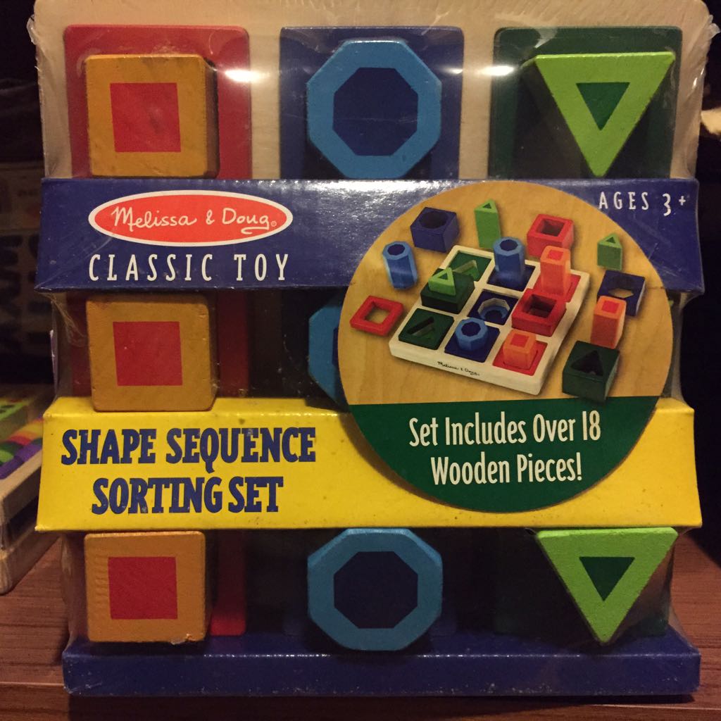 shape sequence sorting set