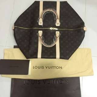 Louis Vuitton City Keepall in black leather ref.404485 - Joli Closet