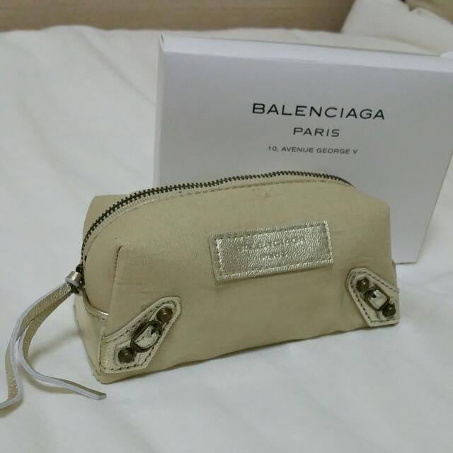 Reduced Bnib Authentic Balenciaga Makeup Pouch Women S Fashion On