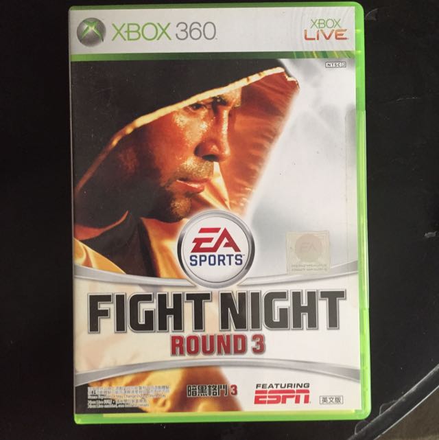 fight night round 3 xbox 360