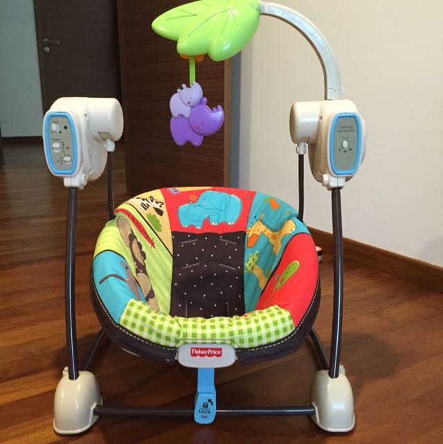 Fisher Price Luv U Zoo Space saver Swing