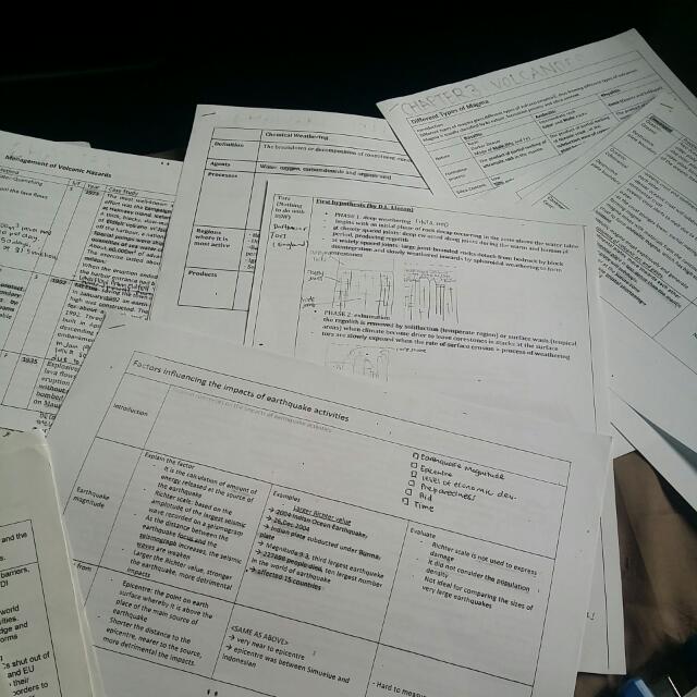 Jc Geography Notes, Hobbies & Toys, Books & Magazines, Textbooks on