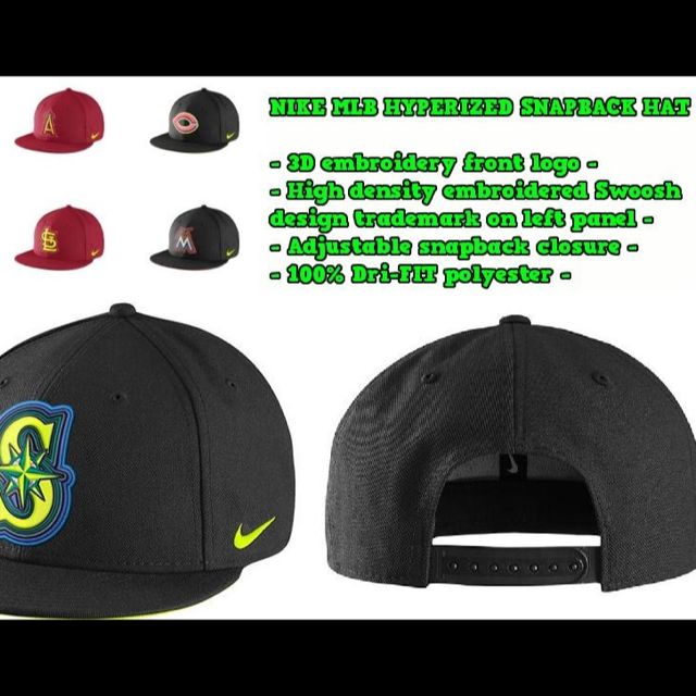 Nike Seattle Mariners MLB Hyperized Snapback Hat