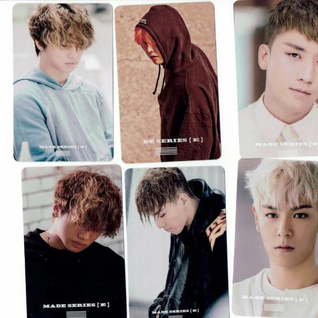 Bigbang Made Let S Not Fall In Love Glossy Ezlink Card Entertainment K Wave On Carousell