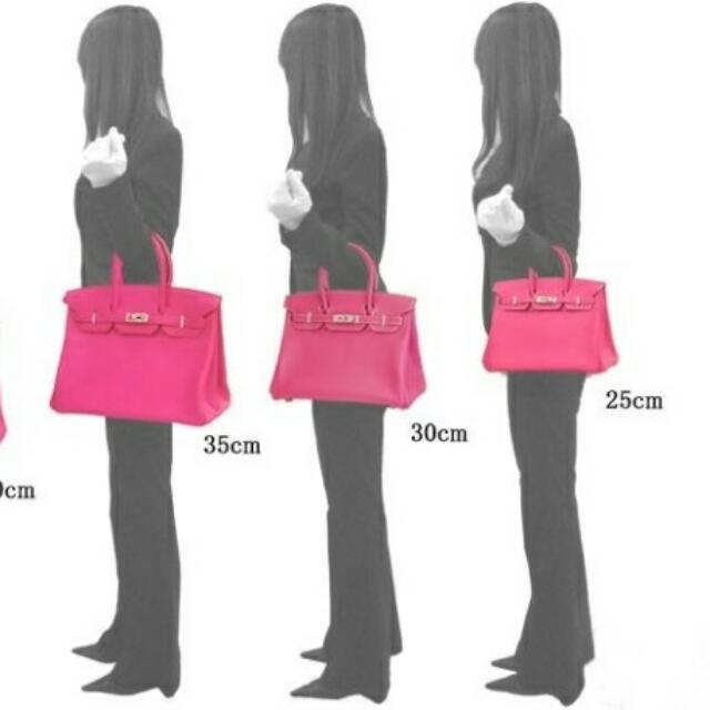 Birkin Bags Comparison Chart Women S Fashion On Carousell