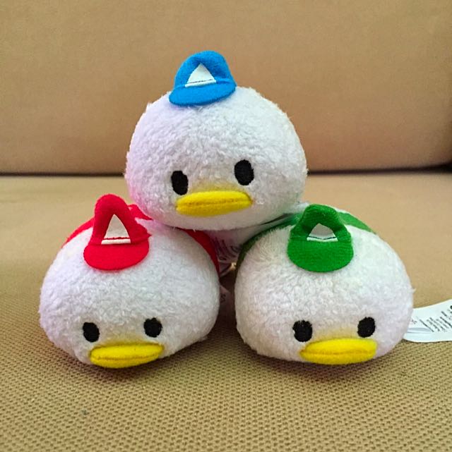 Disney Tsum Tsum Huey Dewey and Louie Duck Mini Plush Last Stock