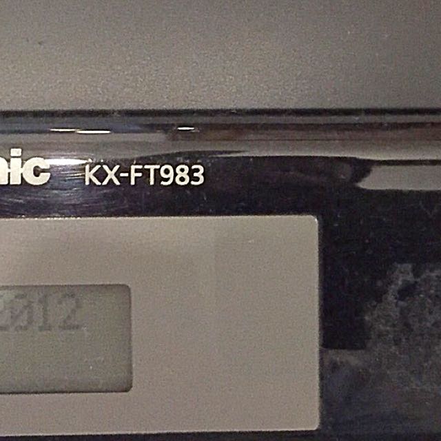 Panasonic Fax And Phone KX-FT983, Computers & Tech, Parts & Accessories ...