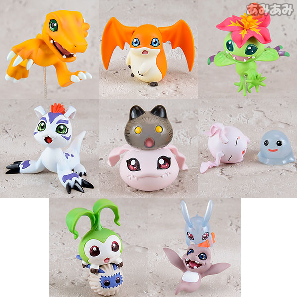 Digimon Adventure Digi Colle Data1 8-Pack Figure Set