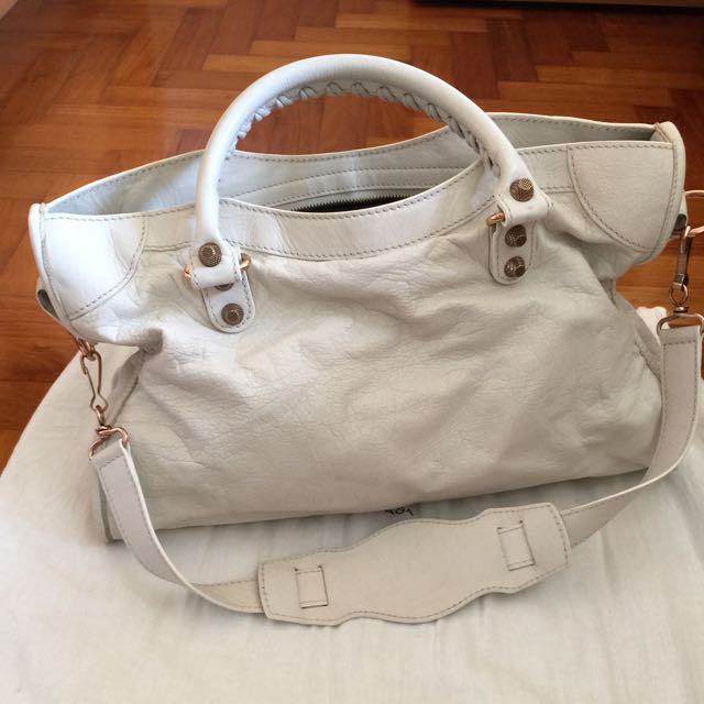 Balenciaga town bag ivory on sale