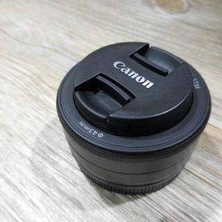Canon Eos M 專用，EF-M 22mm F2.0 大光圈鏡頭
