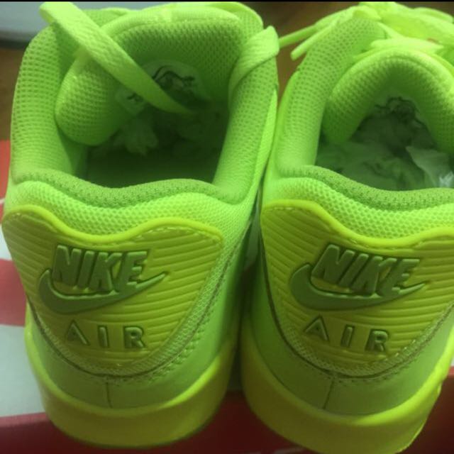 Air Max 90 GS 5.5Y GS Volt Fierce Green Women s Fashion Footwear Sneakers on Carousell