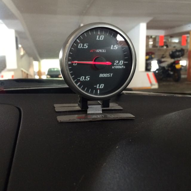Apexi Turbo boost gauge (used), Cars on Carousell