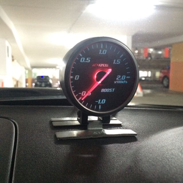 Apexi Turbo boost gauge (used), Cars on Carousell