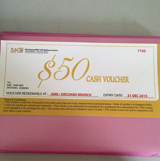 Ma Kuang MKB TCM SGD50 voucher, Tickets & Vouchers, Vouchers on Carousell