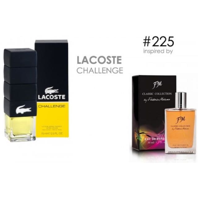 Parfum Fm 225 Lacoste Challenge Mens Fashion On Carousell