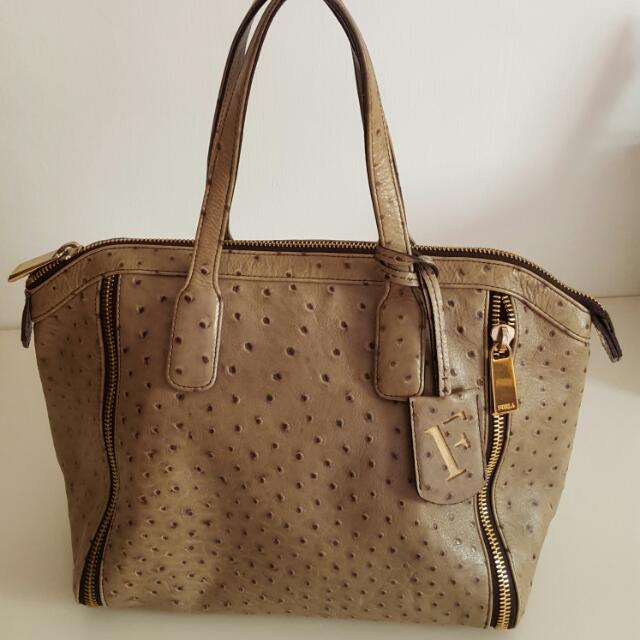 furla ostrich bag