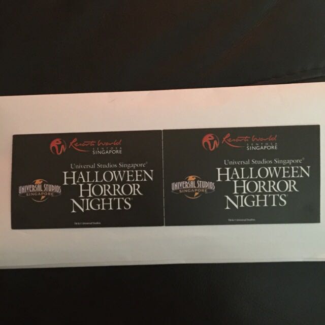 [PENDING] Selling 1 Pair Of USS Halloween Horror Night Tickets (HHN5