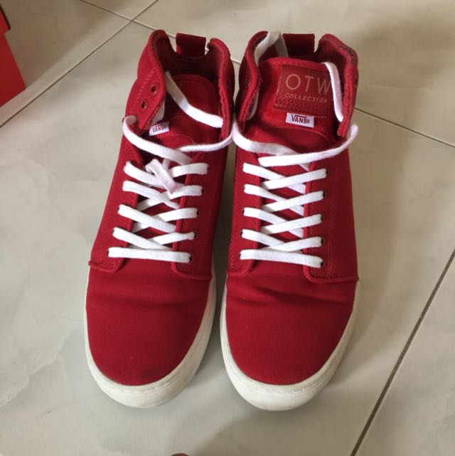 Vans OTW Alomar Red Shoes, Men's 